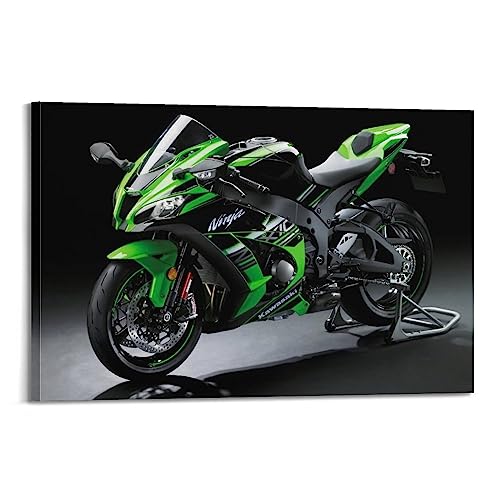 ALTUY Motorrad-Poster für Kawasaki Ninja, dekoratives Gemälde, Leinwand, Poster, 20 x 30 cm von ALTUY