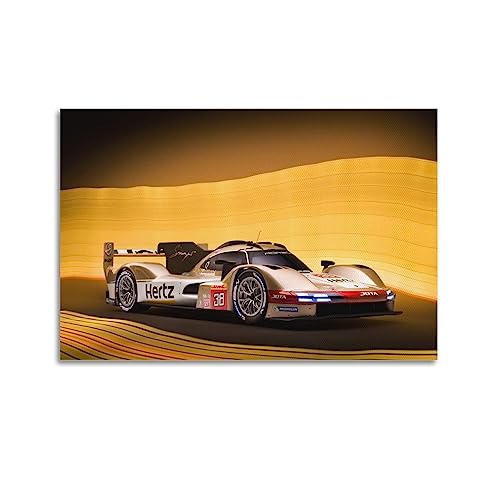 Rennauto-Poster für Porsche 963 Super Car Sport Auto Dekorative Malerei Leinwand Wand und Kunst Bild Familie Schlafzimmer Dekor 60 x 90 cm von ALTUY