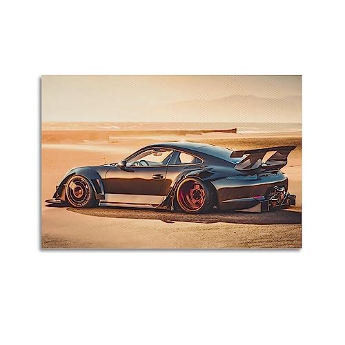 Sportauto-Poster für Porsche Spyder 918 Supercar, dekoratives Gemälde, Leinwand, Wand- und Kunstbild, Familienzimmer, 40 x 60 cm von ALTUY