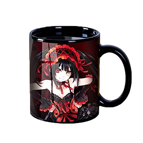 ALTcompluser Anime Tasse Date A Live Wärmeeffekt Tea Mug - Kurumi Tokisaki Becher Kaffeetasse 300 ml von ALTcompluser