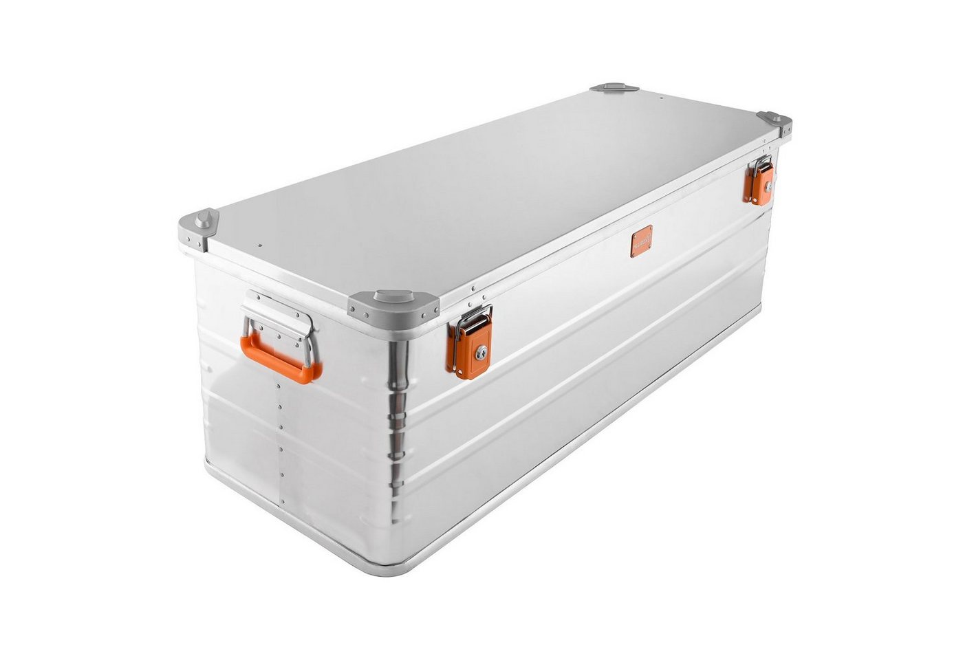 ALUBOX Aufbewahrungsbox Alukiste Tranportbox mit Stapelecken Premium E-Serie (159 Liter), inkl. Schlösser von ALUBOX