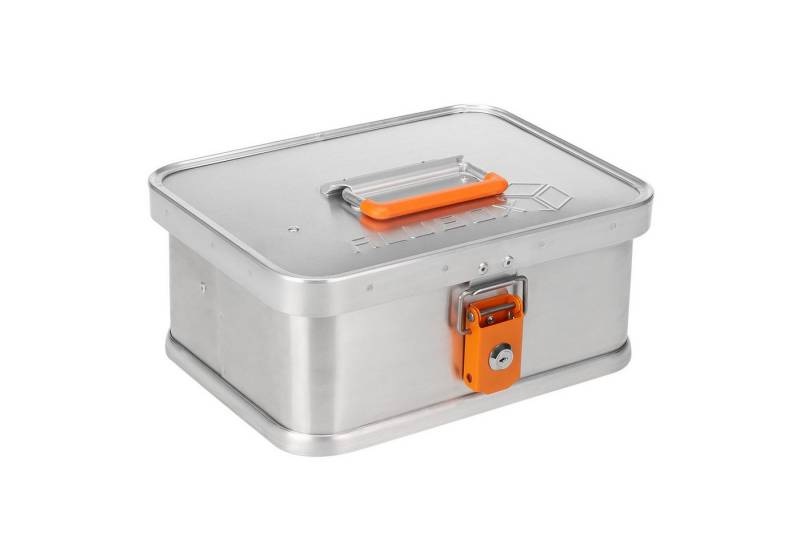 ALUBOX Aufbewahrungsbox mit Deckel Münzkoffer Wertkassette 8 Liter von ALUBOX