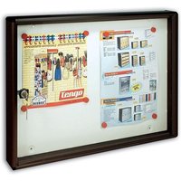 Alubox - 2 stk. bacheca porta avvisi magnetica MM.55X40X5 colore ghisa trimec condominio von ALUBOX