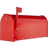 Alubox - briefkasten serie america rot L17xT48xH22 cm von ALUBOX
