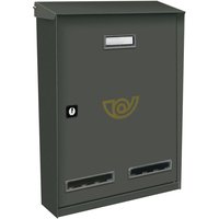 Cassetta postale riviste trimec mod.sirio 280X110X385H finitura ghisa von ALUBOX