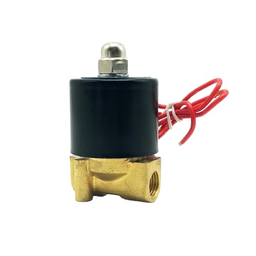 SNS Messing-Magnetventil, G1/4 2W025-08, 2/2 Anschluss, normal geschlossen (DC 24 V) von ALUDCYYT