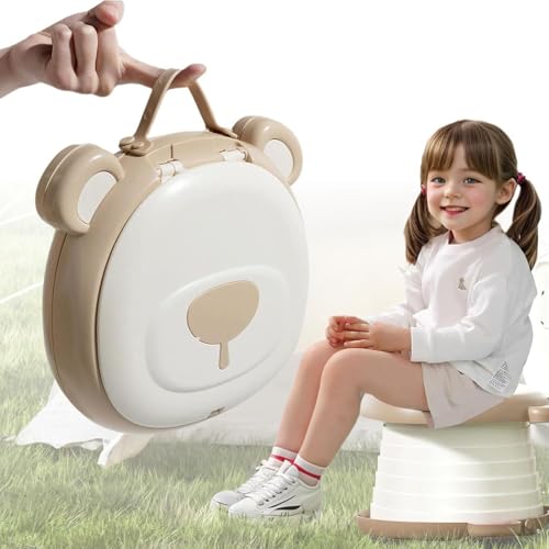 Tragbares Töpfchen für Kleinkinder, Reisen, faltbares Töpfchen, Trainingstoilette für Auto, Camping, Innen- und Außenbereich, Badezimmer für Jungen, Mädchen, Baby, Kinder Tragbares Töpfchen für Kleinkinder, Reisen, faltbares Töpfchen, Trainingstoilette für Auto, Camping, Innen- und Außenbereich, Badezimmer für Jungen, Mädchen, Baby, Kinder von ALUNME