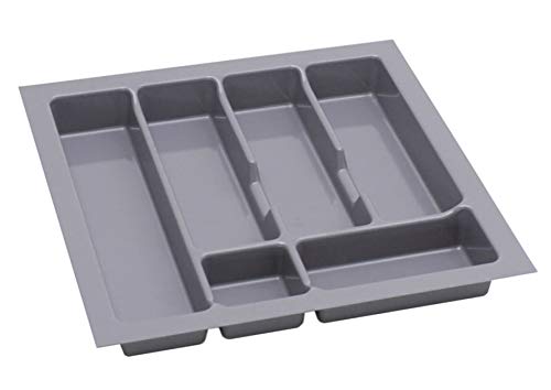 ALUSFERA Besteckkasten für Schubladen 50 cm – Schubladen Organizer mit Fächeraufteilung – Hochwertiger Schubladen Organizer Küche für Mehr Ordnung – Anpassbar und leicht zu reinigen -430x430mm Silber ALUSFERA Besteckkasten für Schubladen 50 cm – Schubladen Organizer mit Fächeraufteilung – Hochwertiger Schubladen Organizer Küche für Mehr Ordnung – Anpassbar und leicht zu reinigen -430x430mm Silber von ALUSFERA