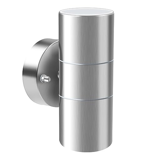 ALUSSO LIGHTING Edelstahl LED Wandleuchte 8W, Silber von ALUSSO LIGHTING