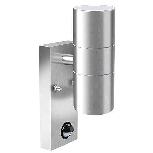 ALUSSO LIGHTING LED Außenleuchte mit Bewegungsmelder 8W, Silber ALUSSO LIGHTING LED Außenleuchte mit Bewegungsmelder 8W, Silber von ALUSSO LIGHTING