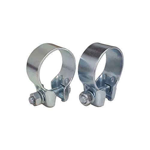 2St. Auspuffschelle Ø 43mm Breitbandschelle Schelle Auspuffklammer 43,5 von ALUTEC MÜNCHEN