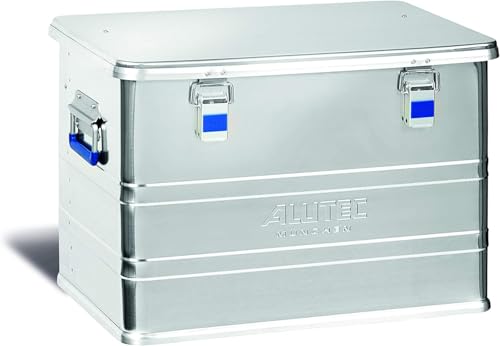 ALUTEC Aluminiumbox COMFORT 73 (Inhalt 73 l, Innenmaße (LxBxH) 550 X 350 X 381 mm, staub-/spritzwassergeschützt, Werkzeugbox, Aufbewahrungskiste, Gewicht 4,85 kg) 12073 von ALUTEC MÜNCHEN