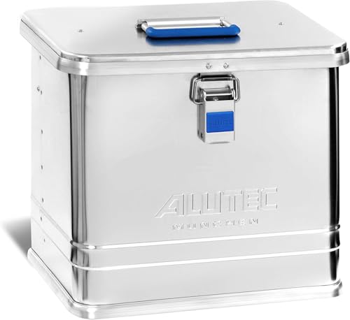 ALUTEC Aluminiumbox COMFORT 27 (Inhalt 27 l, Innenmaße (LxBxH) 350 X 245 X 315 mm, staub-/spritzwassergeschützt, Werkzeugbox, Aufbewahrungskiste, Gewicht 2,71 kg) 12027 von ALUTEC MÜNCHEN