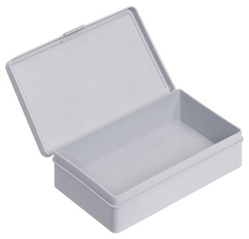 ALUTEC München Aufbewahrungsbox Alutec 66017 Scharnierdose (L x B x H) 136 x 87 x 35 mm Grau 1 St. von ALUTEC München