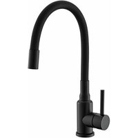 Alveus - Mintas - Spültischarmatur mit flexiblem Arm, schwarz matt 1144433 von ALVEUS