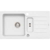 Niagara - Granit-Spüle 78x44 cm,, mit Ablaufsystembedienung, arctic 1100890 - Alveus Niagara - Granit-Spüle 78x44 cm,, mit Ablaufsystembedienung, arctic 1100890 - Alveus von ALVEUS