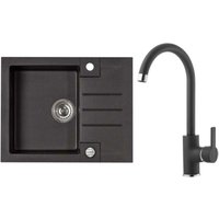 Sets - Spüle-Set Rock 30 und Armatur Tonia, carbon SETA054 - Alveus Sets - Spüle-Set Rock 30 und Armatur Tonia, carbon SETA054 - Alveus von ALVEUS