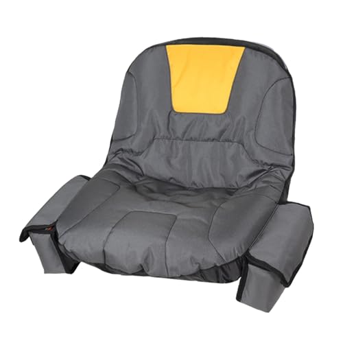 Rasenmäher Sitz, Oxford Tuch Rasenmäher Rasensitz, 2 Mesh Pocket Design Garten Mäher Sitz, Reflektierender Streifen Outdoor Traktor Sitz, Multifunktionaler Mäher Sitz für Rasenmäher, Traktoren von Alwida