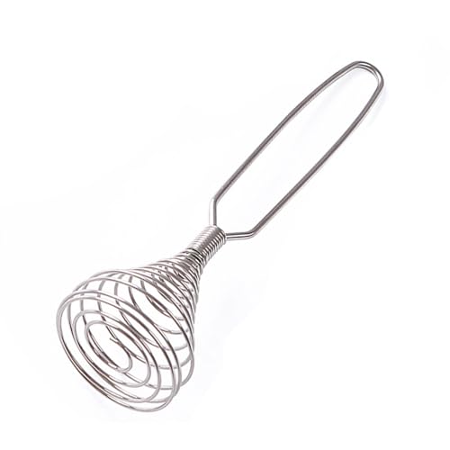 Schneebesen – Federbesen im französischen Stil | Hand-Eggbeater Eiermixer-Schneebesen | Rührschlägel aus Edelstahl | manueller Federspulen-Schneebesen | Handaufschäumer-Schneebesen zum Mischen von von ALWIDA