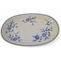 Seltmann Weiden Doris Bayrisch Blau Vorlegeplatte Fleischplatte 31 X 20 cm von ALWOS