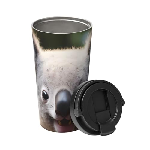 Süße Koala Carry An Insulated Coffee Mug. Stilvolle 500-ml-Thermoskanne, die Getränke stundenlang heiß hält, perfekt für Kaffee, Tee und mehr. Süße Koala Carry An Insulated Coffee Mug. Stilvolle 500-ml-Thermoskanne, die Getränke stundenlang heiß hält, perfekt für Kaffee, Tee und mehr. von ALZYFC