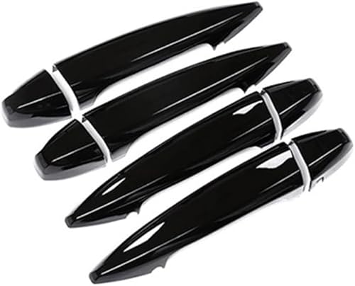 ALaaaaL Auto Außen Griff Für BMW X1 X2 X5 X6 F15 F16 F47 F48,Außen Seite Türgriff Abdeckung Trim Äußere Türgriff Abdeckung Aufkleber Teile,D-Noir von ALaaaaL