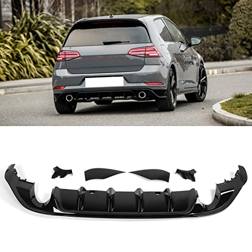 ALaaaaL Auto Heckschürze Diffusor Lippe für MK7.5 Facelift 2017 2018 2019 2020 TCR,Heckstoßstange Lip Diffusor Splitter Spoiler Kratzschutz für die Hintere Lippe ALaaaaL Auto Heckschürze Diffusor Lippe für MK7.5 Facelift 2017 2018 2019 2020 TCR,Heckstoßstange Lip Diffusor Splitter Spoiler Kratzschutz für die Hintere Lippe von ALaaaaL