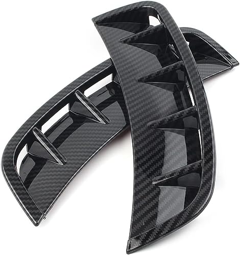 Front Stoßstange Lippendiffusor Splitter Flossen Für Mercedes Benz 2019 2020 A-Class A35 AMG A220 A200 A250 W177,Front Stoßstange Splitter Canard Diffusor Tuning Zubehör,A-Carbon Fiber Look von ALaaaaL