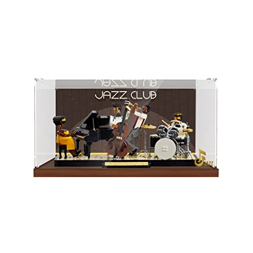 ALiquid Acryl Vitrine für Lego Jazz-Quartett 21334, 3MM Acryl Schaukasten für Lego 21334 (NICHT Enthalten Klemmbausteine Set) von ALiquid