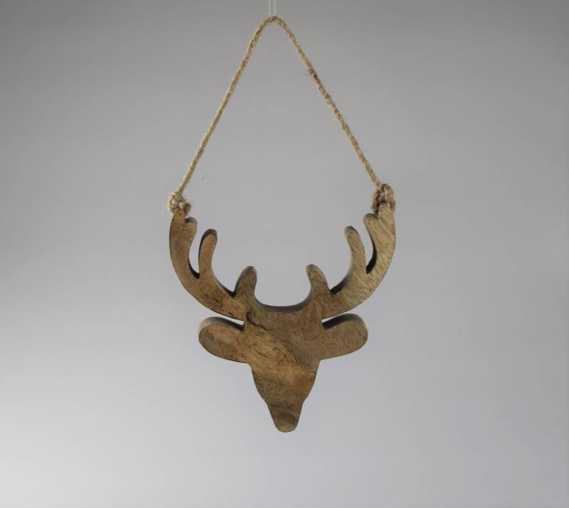 AM Design Dekofigur Dekotiere aus Holz, 3er Set, BxH: 14,4x1,75 cm von AM Design