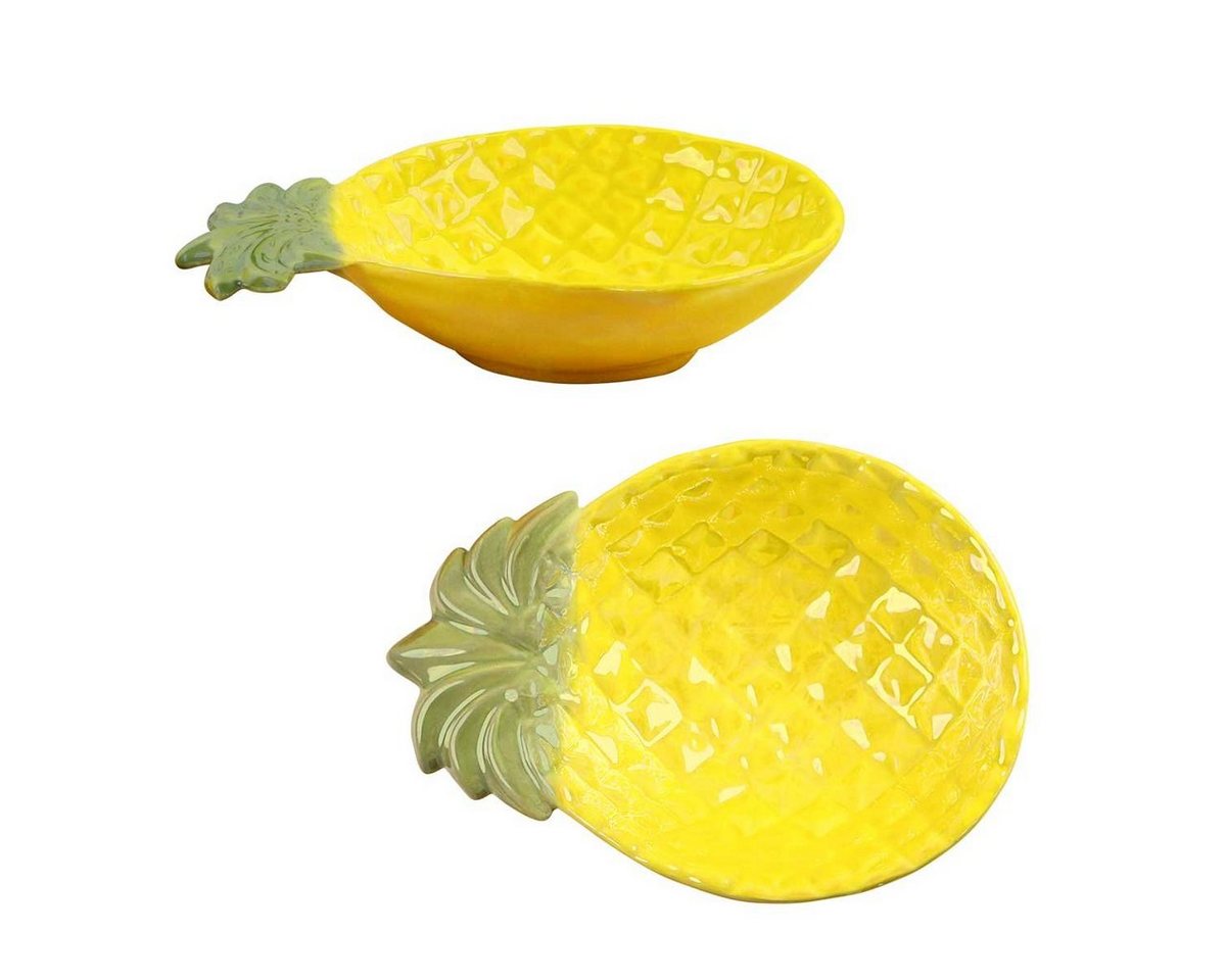 AM Design Dekoschale AM-Design Keramik-Schale Ananas, L ca. 22,5 cm (Stück) von AM Design