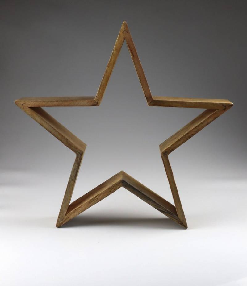 AM Design Dekostern aus Holz, 2er Set, BxHxT: 7x38x38 cm AM Design Dekostern aus Holz, 2er Set, BxHxT: 7x38x38 cm von AM Design