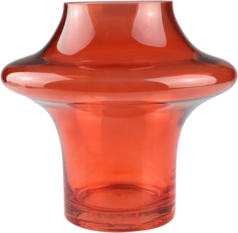 AM Design Dekovase Vibrant orangefarbene Glasvase, für einen fröhlichen Akzent AM Design Dekovase Vibrant orangefarbene Glasvase, für einen fröhlichen Akzent von AM Design