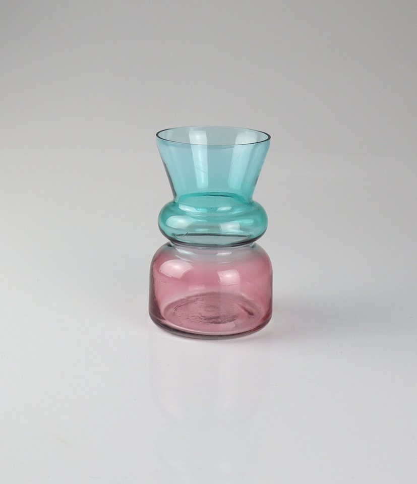 AM Design Dekovase aus Glas, 2er Set, BxH: 8x12 cm von AM Design
