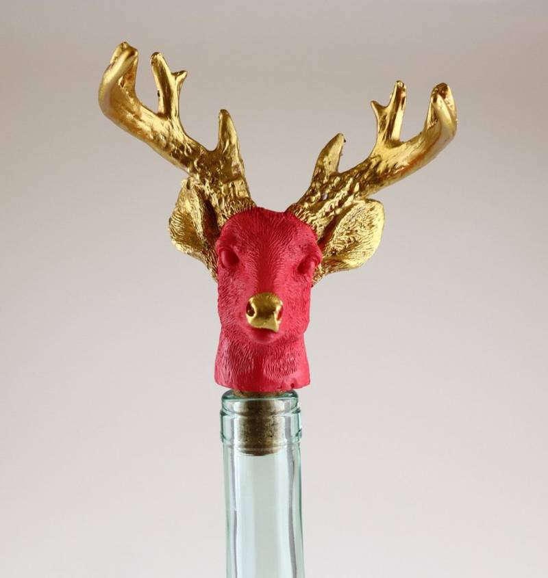 AM Design Flaschenverschluss Hirsch, 2er Set von AM Design
