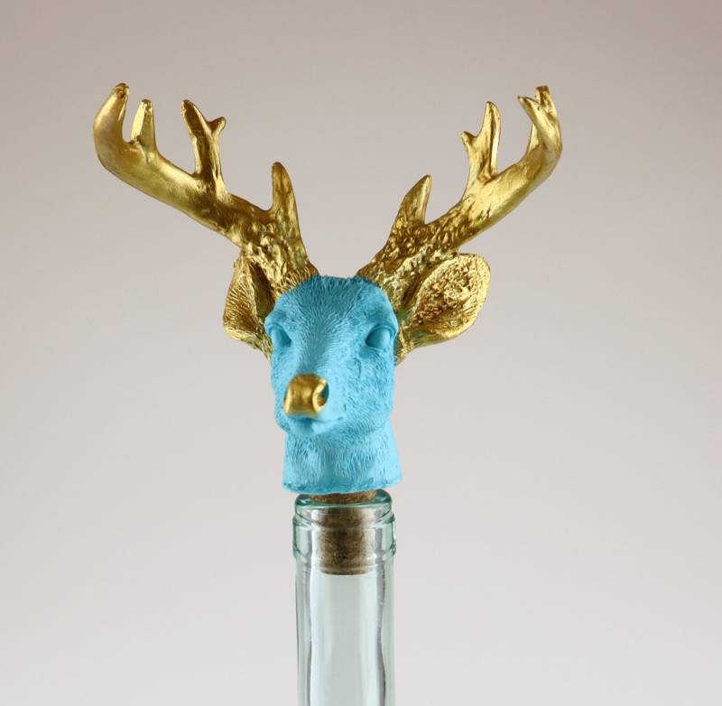 AM Design Flaschenverschluss Hirsch, 2er Set von AM Design