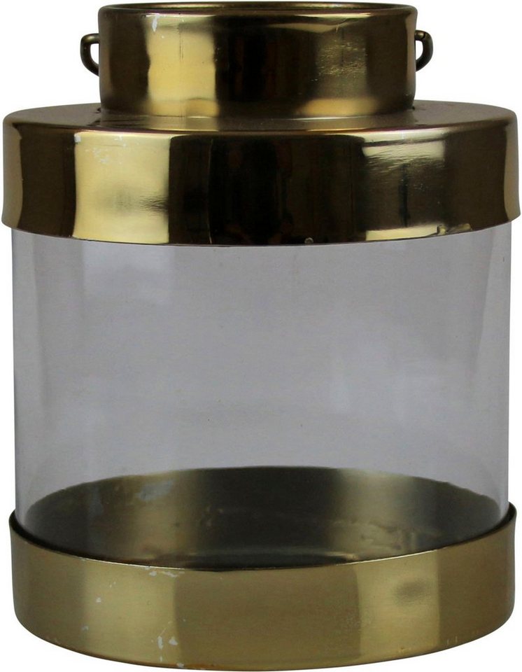 AM Design Kerzenleuchter Laterne (1 St), Stumpenkerzenhalter aus Glas und Metall von AM Design