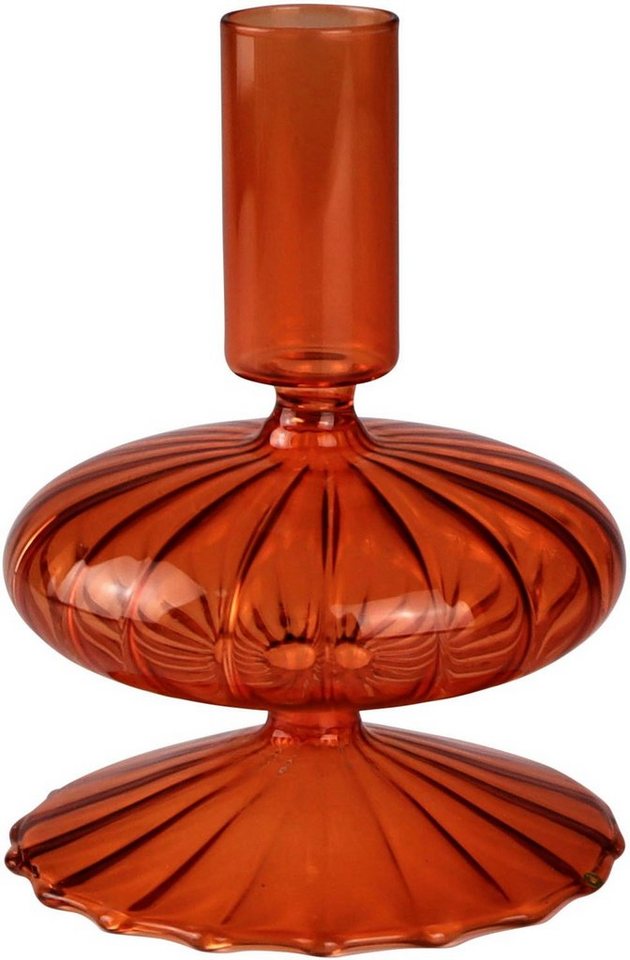 AM Design Kerzenleuchter aus Glas (Set, 2 St), Stabkerzenhalter, Höhe ca. 10 cm von AM Design