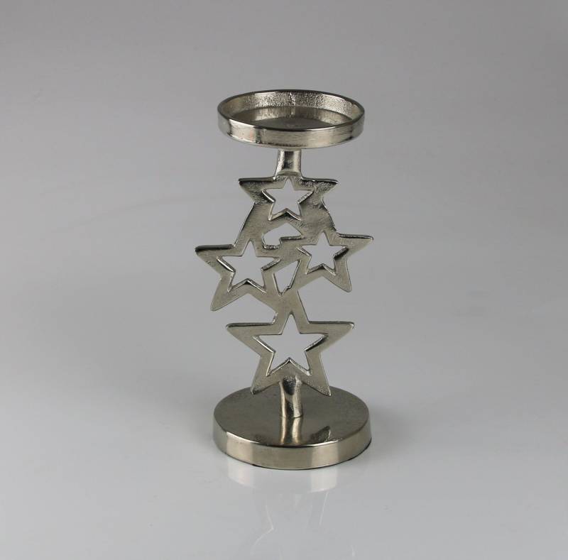 AM Design Kerzenständer aus Aluminium (2 St), 2er Set, BxH: 10x21 cm von AM Design
