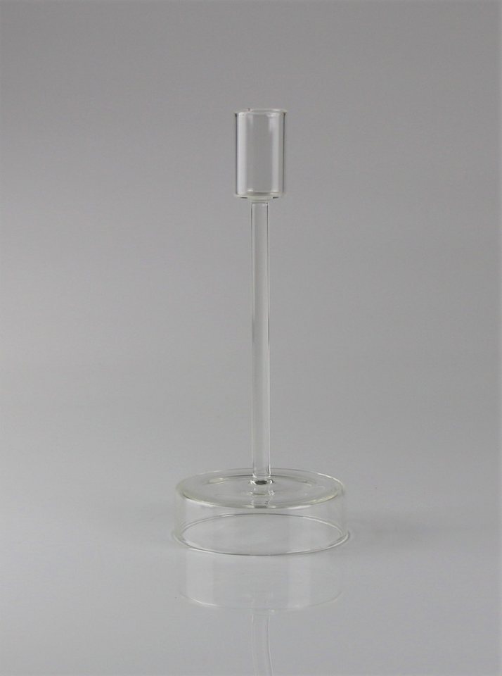 AM Design Kerzenständer aus klarem Glas, zeitlos und vielseitig einsetzbar von AM Design