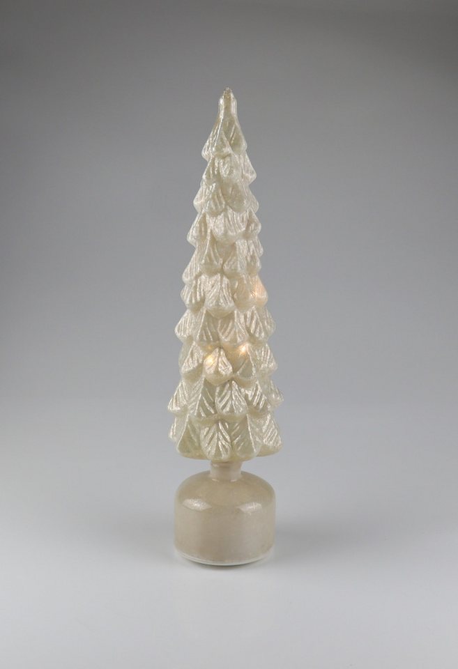 AM Design LED Dekoobjekt Glas-Weihnachtsbaum rotierend, LED fest integriert, 10x40 cm AM Design LED Dekoobjekt Glas-Weihnachtsbaum rotierend, LED fest integriert, 10x40 cm von AM Design