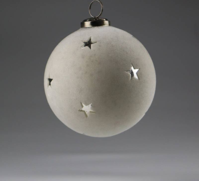 AM Design Weihnachtsbaumkugel aus Glas, Ø 12 cm, 3er Set AM Design Weihnachtsbaumkugel aus Glas, Ø 12 cm, 3er Set von AM Design