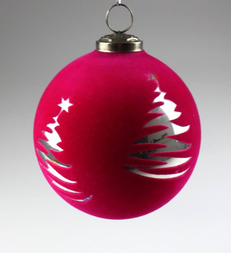 AM Design Weihnachtsbaumkugel aus Glas, Ø 12 cm, 3er Set von AM Design