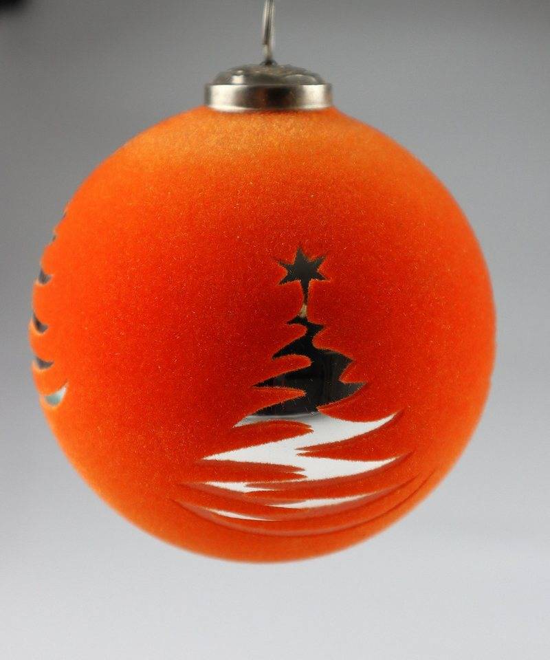 AM Design Weihnachtsbaumkugel aus Glas, Ø: 8 cm, 6er Set von AM Design