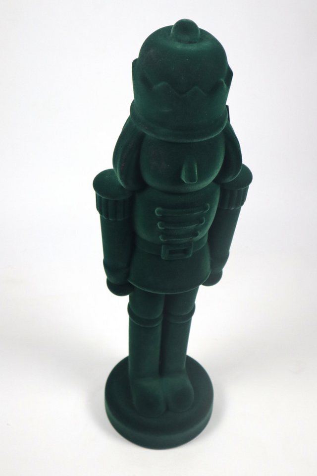 AM Design Weihnachtsfigur Nussknacker mit samtweichem Flock, in verschiedenen Größen und Farben von AM Design