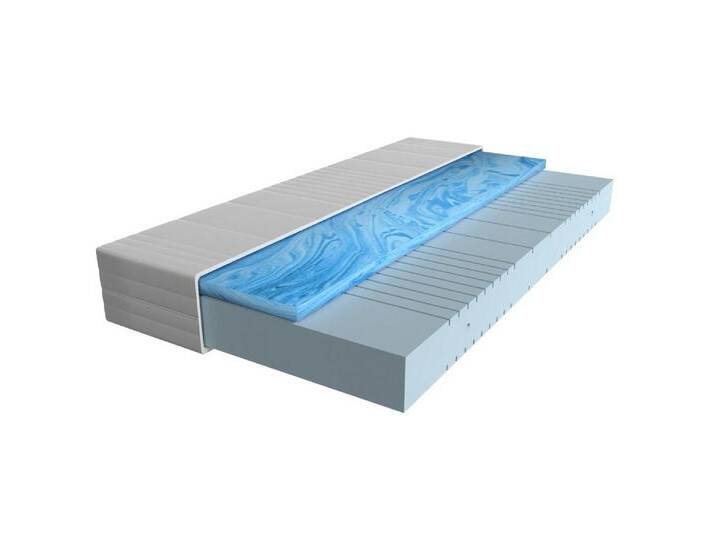 AM Qualitätsmatratzen Gelschaummatratze 7-Zonen Gel-Matratze, Komfortschaummatratze mit Memory Foam, Gelschaum, 20 cm hoch, 80x200 cm, Weich von AM-Qualitätsmatratzen