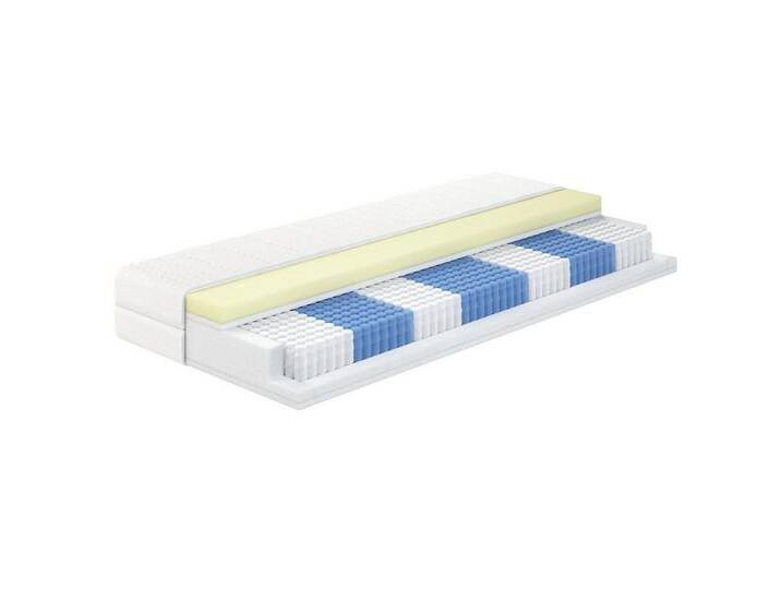AM Qualitätsmatratzen Taschenfederkernmatratze 1000 Federn, 7-Zonen Federkernmatratze mit Memory Foam, Visco-Matratze, 24 cm hoch, 90x200 cm, Weich von AM-Qualitätsmatratzen