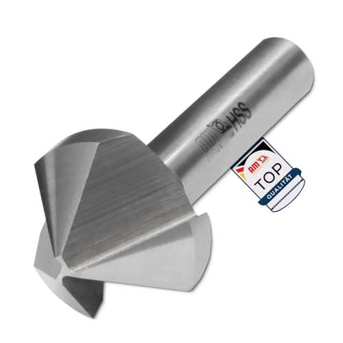 AM-Zerspanungstechnik Senker Metall 25 x 90° | HSS Kegelsenker | Entgratsenker - 90°, 25 mm von AM-Zerspanungstechnik