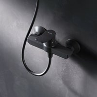 AM.PM Duscharmatur Einhebel Brausebatterie Schwarz Armatur Mischbatterie Brausearmatur Brausebatterie Wasserhahn Bad Mischbatterie Dusche von AM.PM