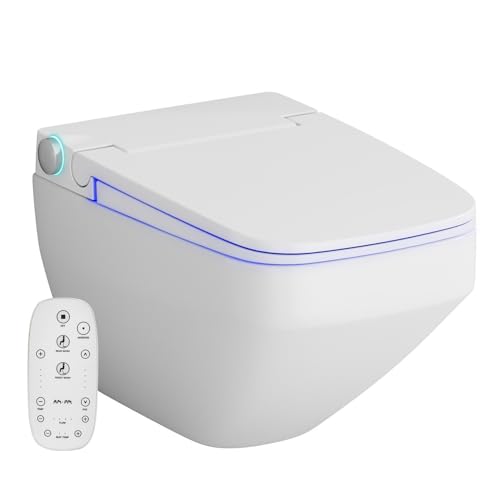 AM.PM Inspire V2.0 CCCPA1700SCAG FlashClean Wand-WC spülrandlos mit TouchReel elektronischem E-Sitz, Sitzheizung und Beleuchtung von AM.PM